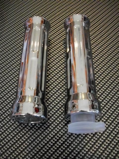 Scooter 150cc gy6 chrome grips 7/8" bar