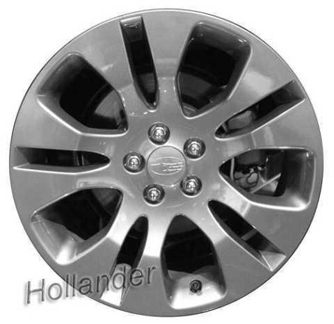 Wheel/rim for 12 impreza ~ 17x7 alloy 5 double spoke grey 2.0l 4665929