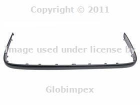 Mercedes w208 bumper impact strip rear genuine new + 1 year warranty