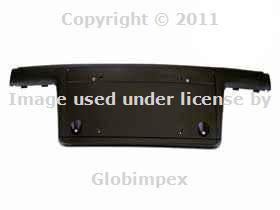 Bmw e46 (99-01) license plate bracket front genuine + 1 year warranty