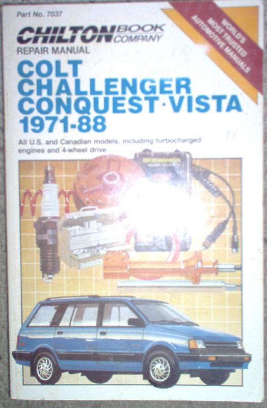 1971-1988 chrysler dodge plymouth imports chiltons repair tune up guide manual  