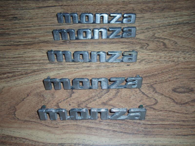 Chevy monza fender emblems lot of 5  1975 76 77 78 79 80 ??