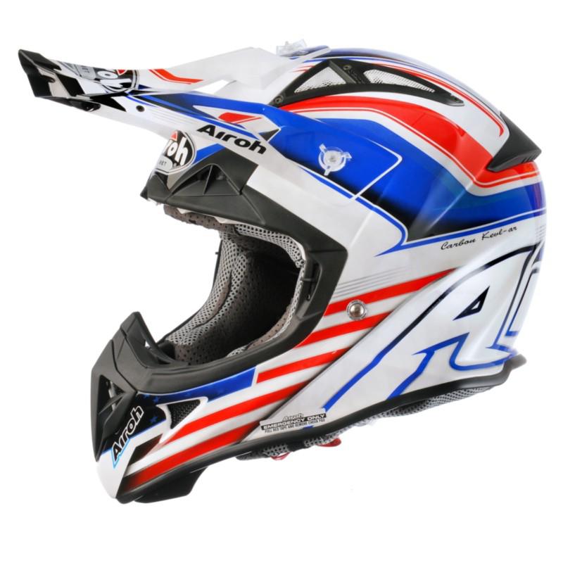 *ships within 24 hrs* airoh aviator 2.1 (captain) motocross helmet