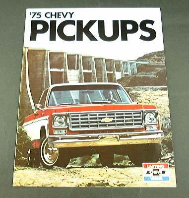 1975 75 chevrolet chevy pickup truck brochure