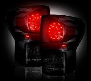 Recon toyota tundra led tail light set w/ smoked lens (2007-2012)