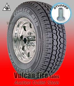 Mastercraft courser msr - studded tires 245/70r17 110s new (set of 4) 245/70-17 