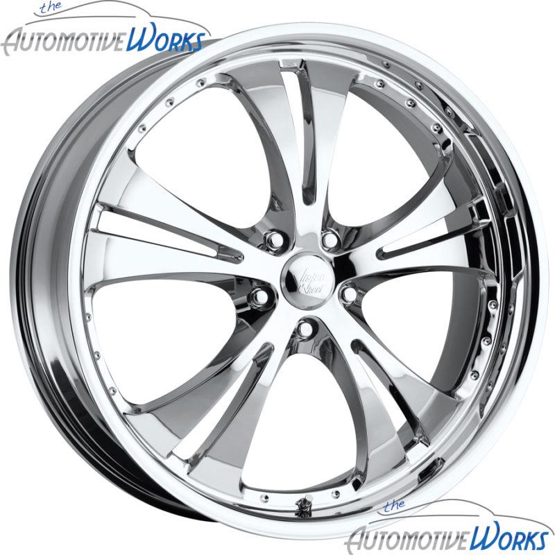 17x7 vision shockwave 5x114.3 5x4.5 +42mm chrome wheels rims inch 17"