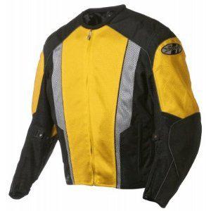 New joe rocket phoenix 5.0 adult mesh jacket, yellow/black, small/sm