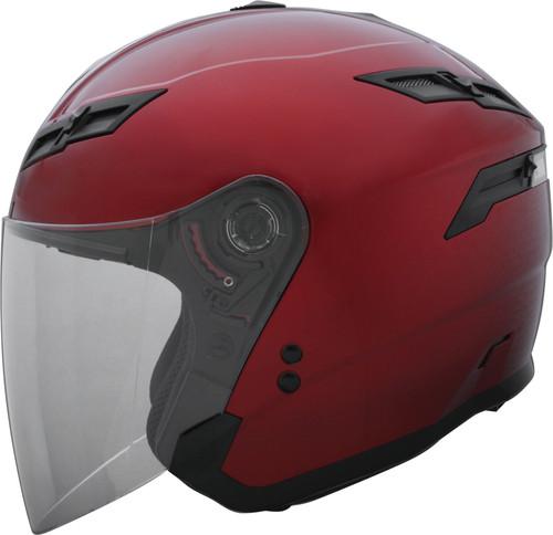 G-max gm67s motorcycle helmet candy red small