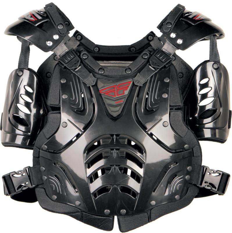 Polisport fly racing convertible ii protective gear black osfm 150+lbs