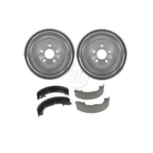 95-03 ford windstar rear brake shoe pad & rotor kit set pair left lh & right rh