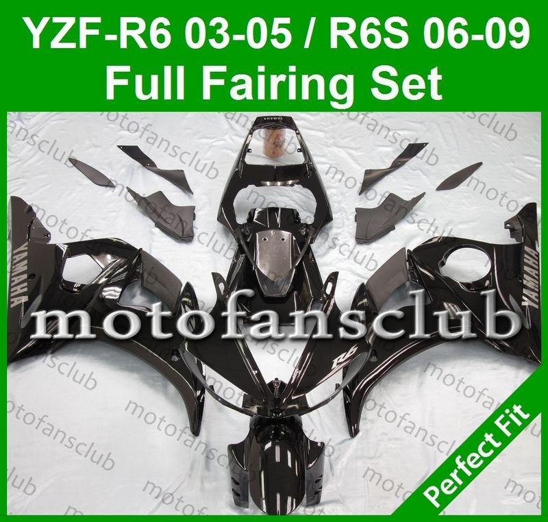 Fit yamaha yzf r6 03 04 05 yzfr6 2003 2004 2005 fairing bodywork plastics #19 c