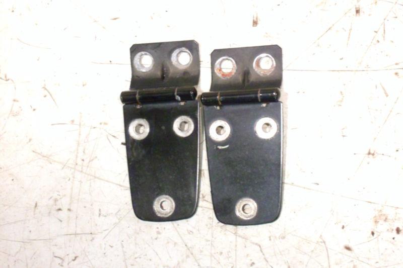 Jeep wrangler tj hood hinges 97-06 hinge pair black oem 