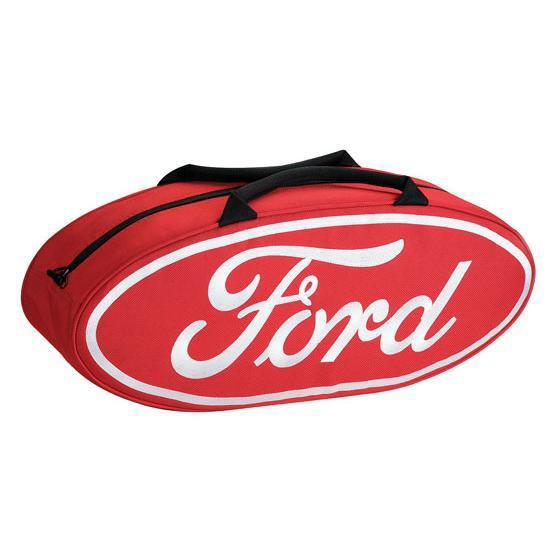 New ford red zippered canvas go bag