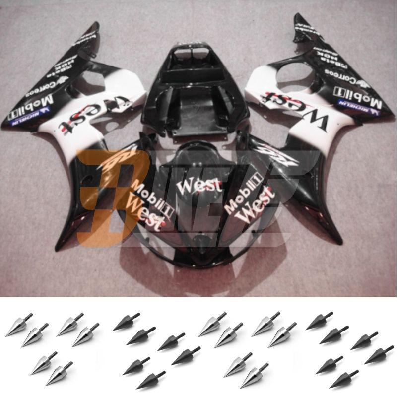 Free bolt kit! body frame fairing kit bodywork for yamaha yzf 600 r6 2003 ag