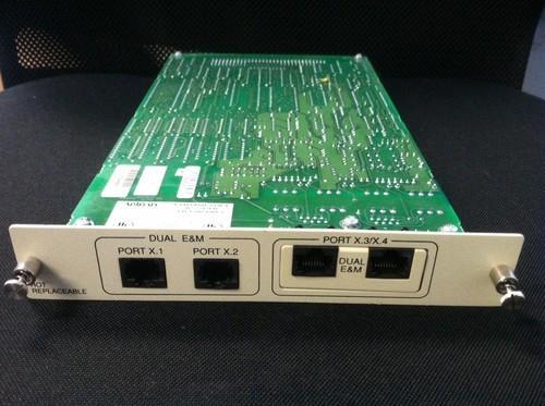 1200106l3 adtran dual voice card 4 port e & m  