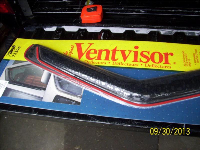 Nos ventvisor 92077 ford full size van 92-98 window visors /deflectors, tinted