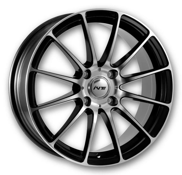 Inovite force 4 17x7 black machine 4x114.3 +40mm 73.1mm