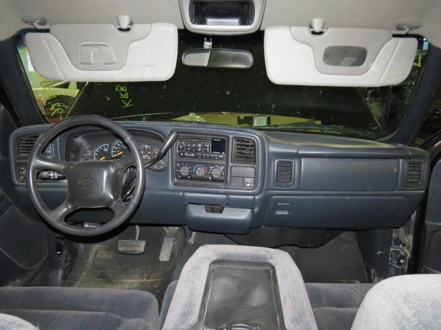 1999 chevy silverado 1500 pickup sunvisor passenger rh gray w/mirror 2466971