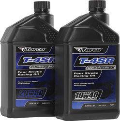 Torco t-4sr 4-stroke synthetic racing oil 10w-40 liter t651044ce