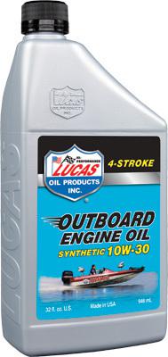 Lucas outboard engine oil synthetic 10w-30 1qt 10661