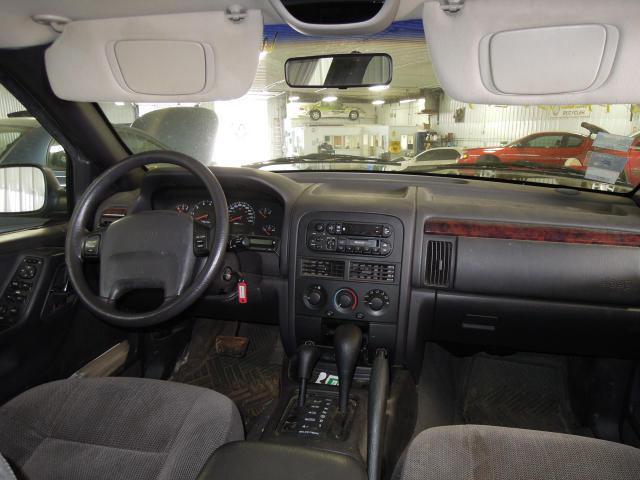 2000 jeep grand cherokee sunvisor lh driver gray w/mirror 2080320