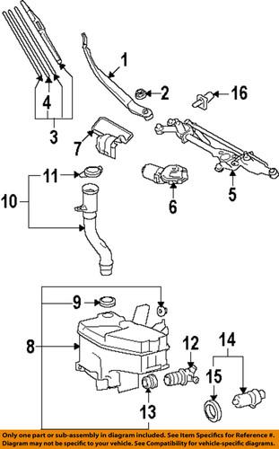 Toyota oem 8521406140 wiper blade refill/windshield wiper blade refill