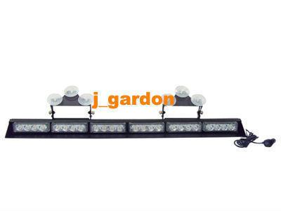 New 24 led 3w light windshield emergency light strobe light lightbar jn6-24-3w