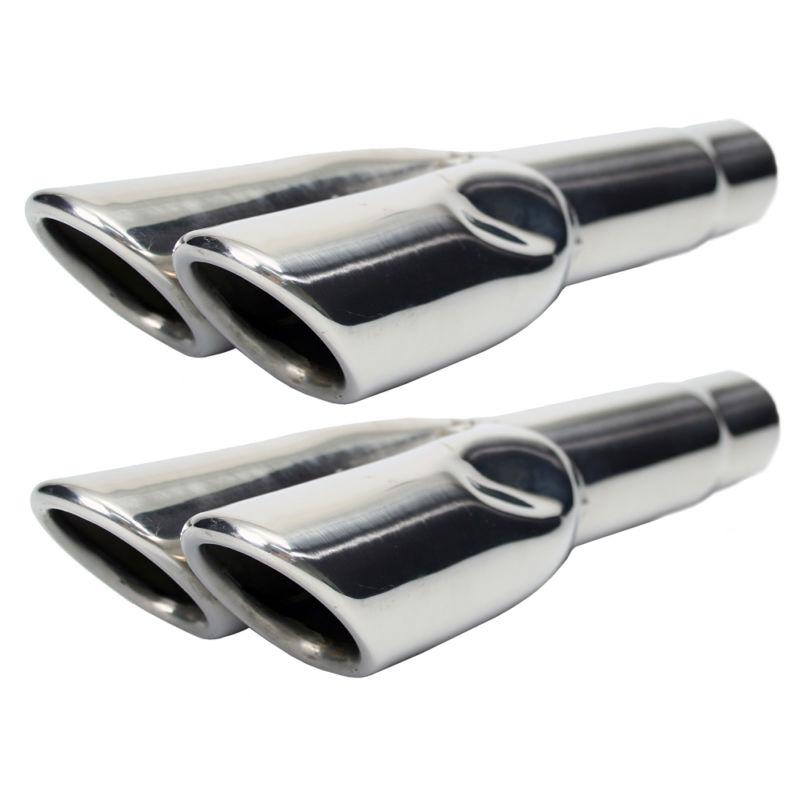 1967 68 69 mustang stainless steel dual exhaust tips