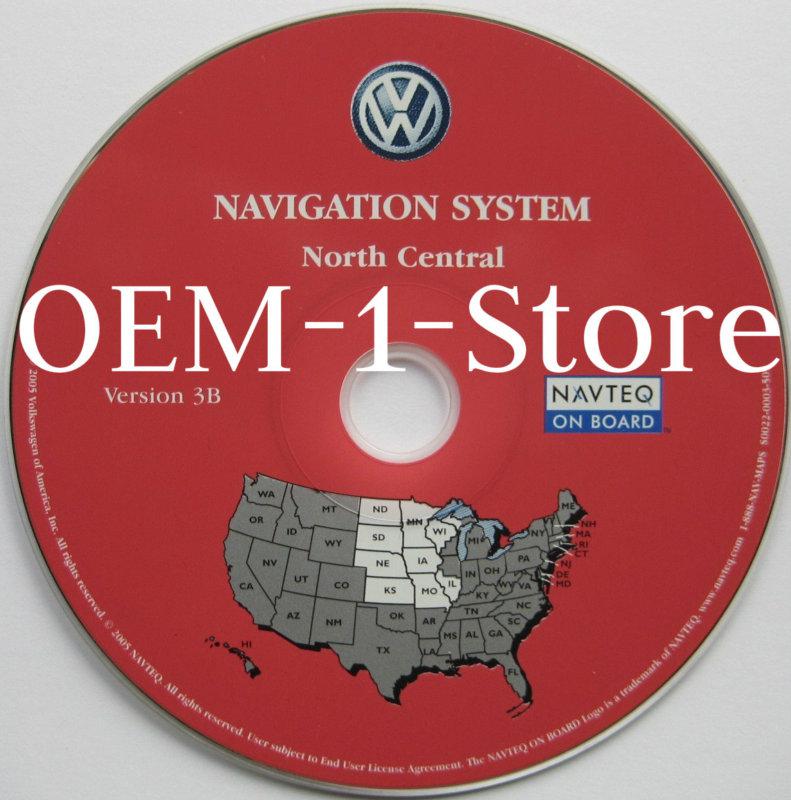 2004 vw volkswagen touareg navigation map cd 3 north central mo mn ia ks ne nd