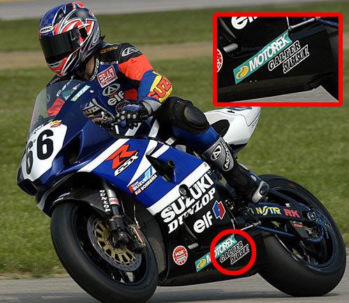 Galfer brake pad decals sticker for motorcycle