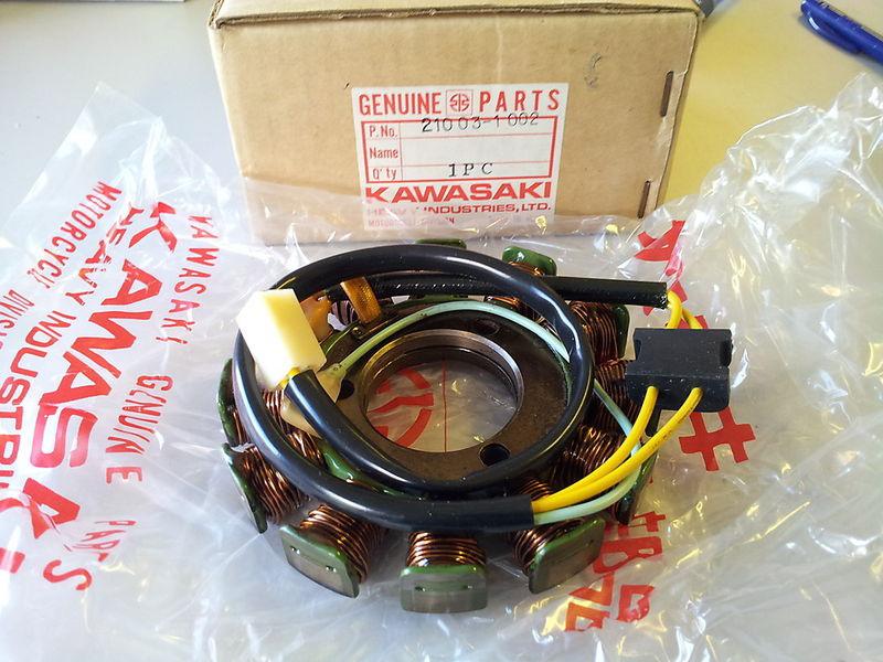 Kawasaki klt200 250 81-85 kz200 z 250 78-83 stator generator 21003-1002 nos