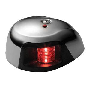 Brand new - attwood 3500 series 2-mile led red sidelight - 12v - stainless steel