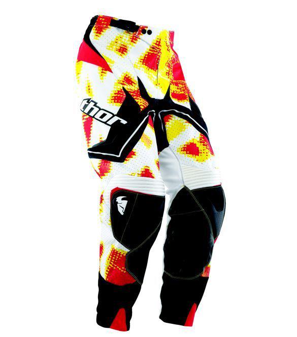 Thor 2013 flux fiber pants 30 red orange