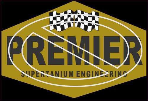 Premier supertanium engineering - nostalgic and vintage decal / sticker 