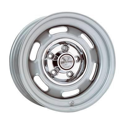 Wheel vintiques 59 pontiac rallye i silver wheel 15"x8" 5x4.75" set of 4