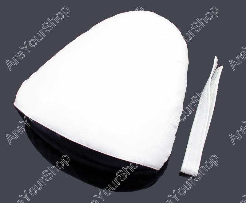 Rear pu leather seat cowl cover pillon suzuki gsxr1000 2007-2008 k7 white