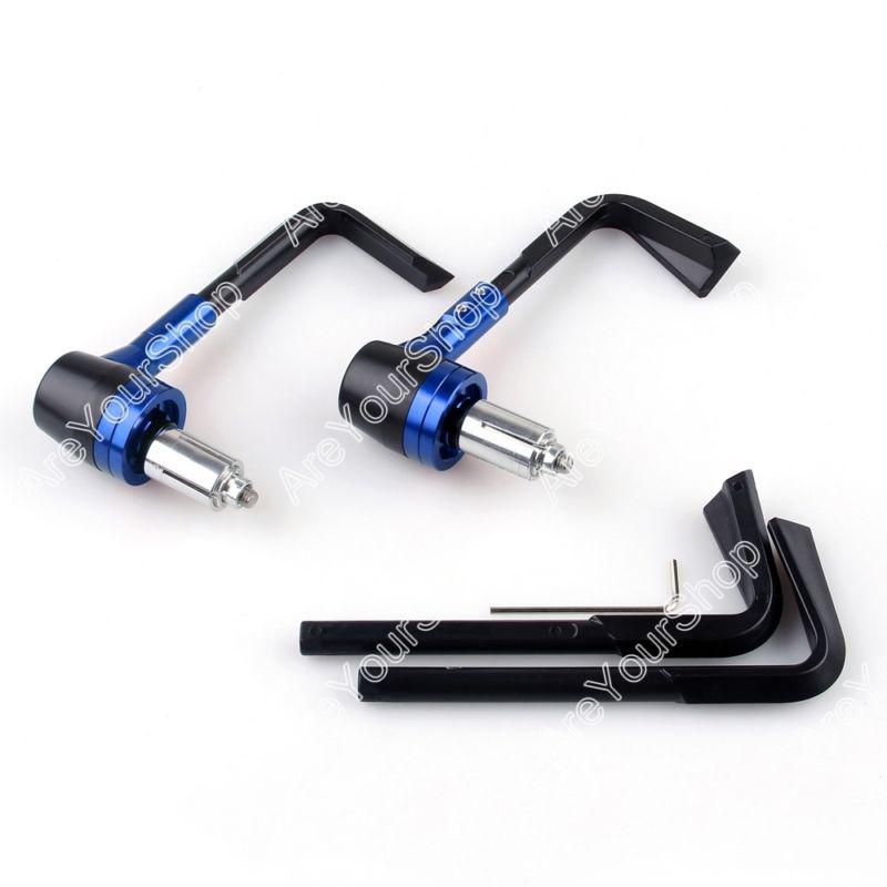 Universal 7/8" 22mm proguard system pro brake clutch levers protect guard blue