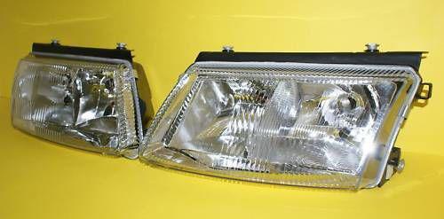 Vw passat 1997-00 b5 headlights chrome 97 98 99 00