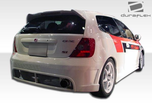 Duraflex rear bumper body kit 01 02 03 04 05 honda civic hb 100444