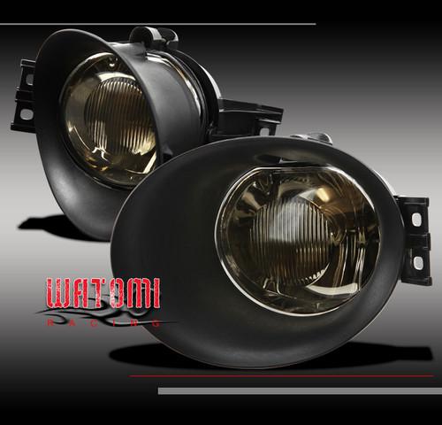 02-09 dodge ram 1500 2500 3500 pickup truck bumper smoke fog lights lamps+bezel