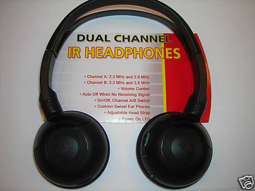 Dodge caravan wireless dvd headphones headset infrared