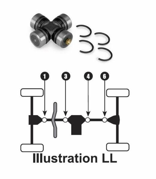 Motor master universal joint atv800