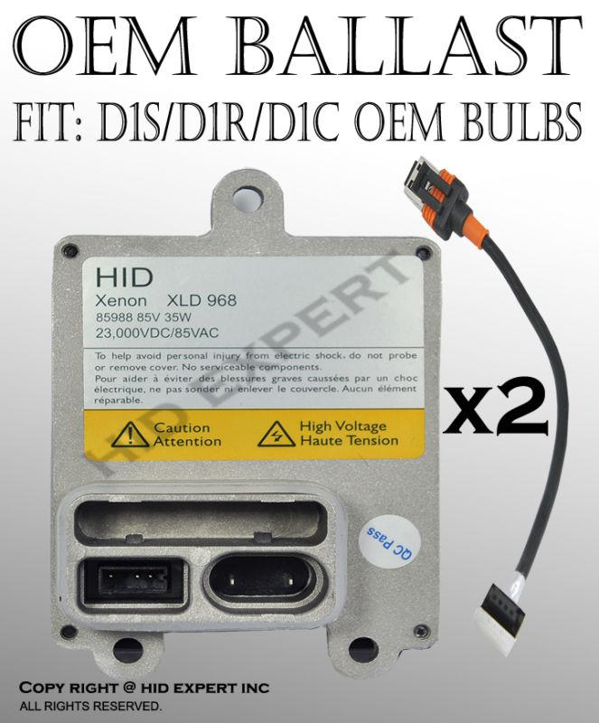 Pair oem stock direct replacement hid ballast fit:"d1s hid bulbs" free shipping