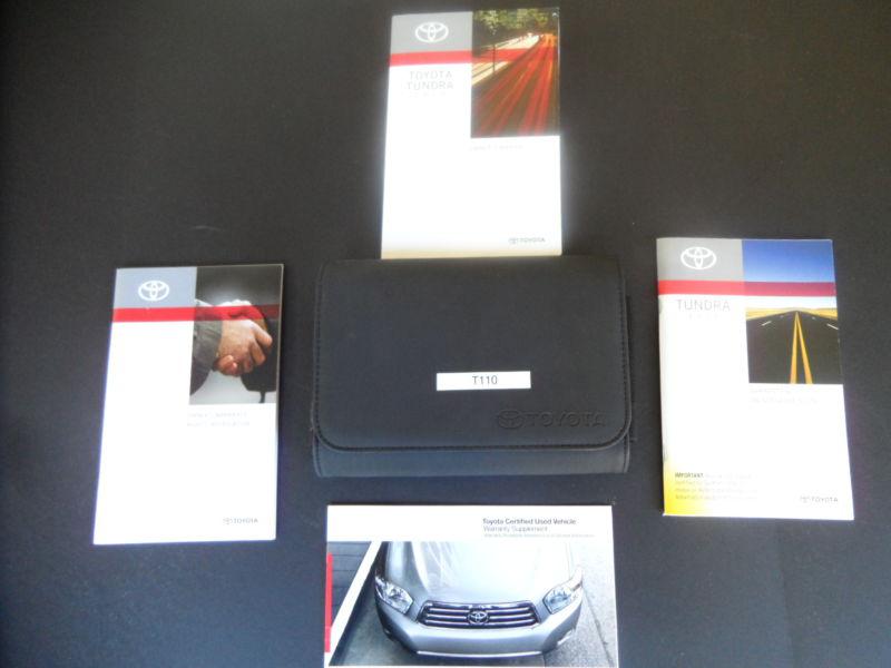 2010 toyota tundra oem owners manual--fast free shipping to all 50 states