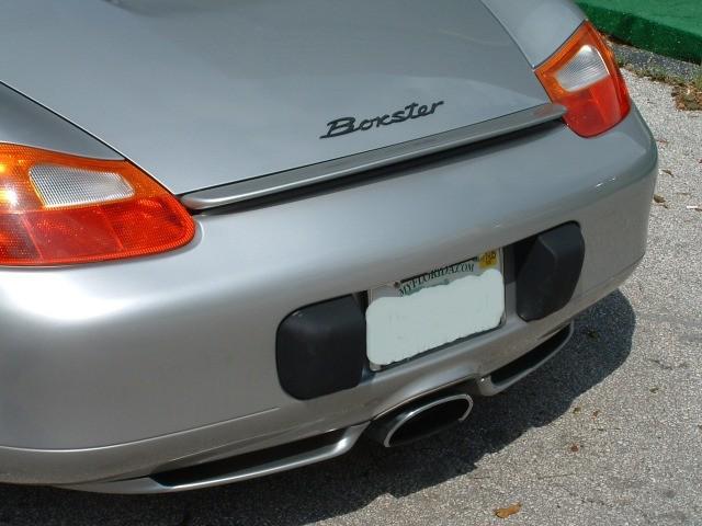 1997-2004 porsche boxster 986 turbo style rear wing spoiler (unpainted) "new"