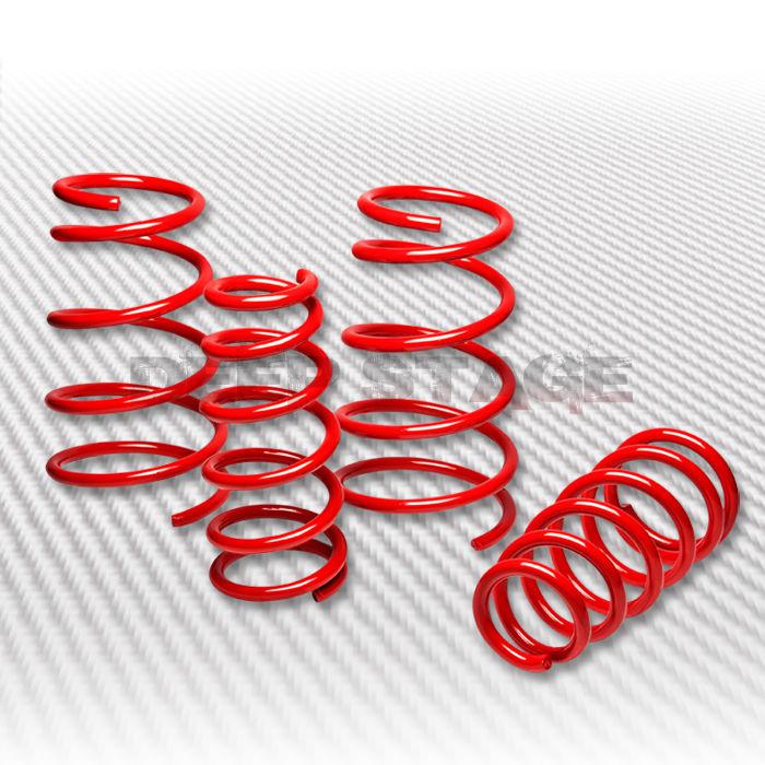 2" drop sport suspension racing lowering spring 90-99 toyota celica t200 red