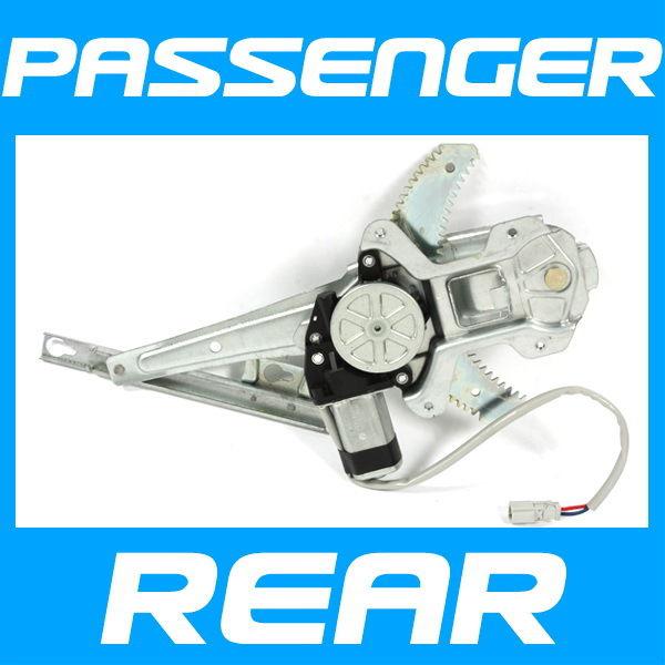 Window regulator power w/ motor rear right 97-01 honda crv passenger side rh new