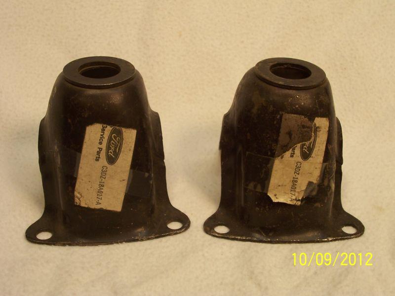 Nos 1960 - 1963 ford falcon front shock upper brackets pair 