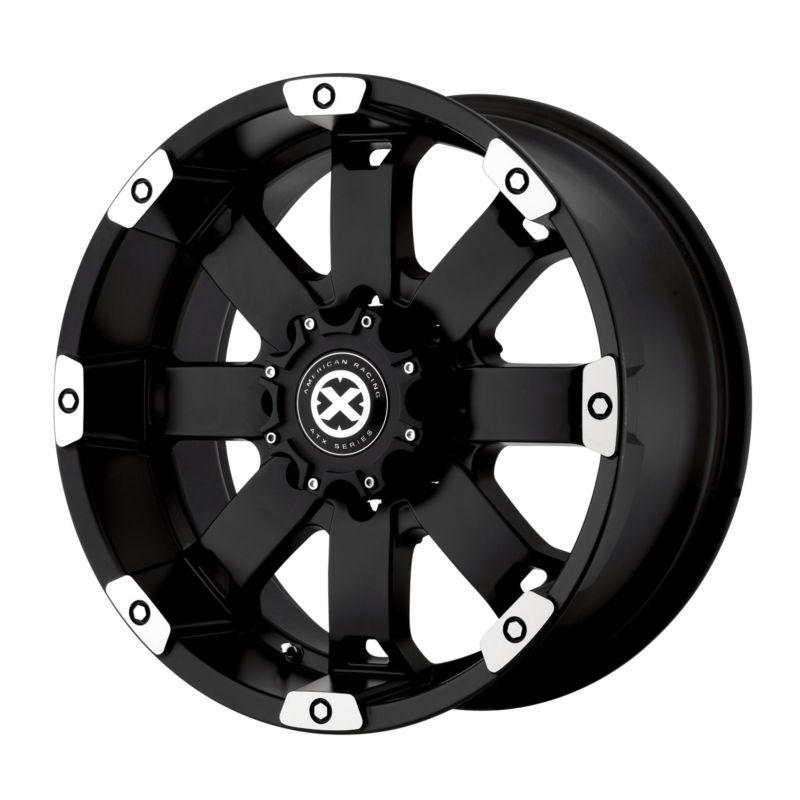 20" x 9" american racing atx crawl ax185 black 2500hd 3500hd gm gmc wheels rims